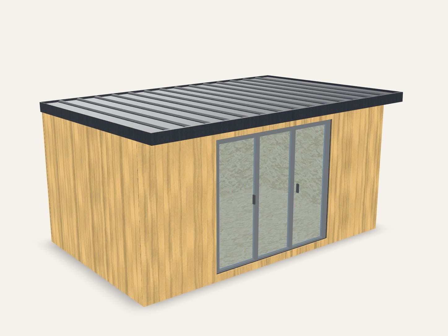 3D-Ansicht des Konvel Studio in SIP-Bauweise